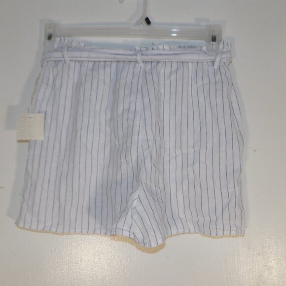 NWT Ruby Moon Linen Blend Belted Shorts Sz L - Picture 5 of 6